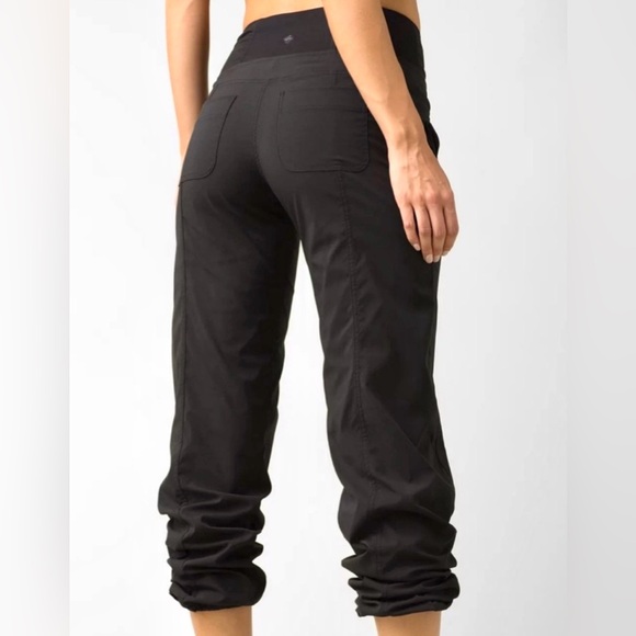 Prana Women's Athletic Black Straight Leg Summit Pants - Picture 2 of 15